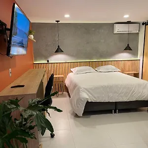 Agradable Y Moderno Aparta Estudio Con Aire Acondicionado Apartamento